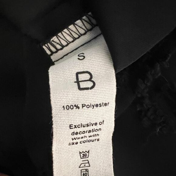 Blooming Jelly Chiffon Pom Pom Elastic Ruffle Cuff Sheer Gothic Blouse Women's S - Picture 7 of 8